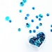 Lovely Pocket Sequins in a sweet heart case- Blue