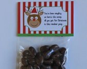 PRINTABLE Reindeer Poop Party Favor Bag Stocking Stuffer Tag Topper Instant Download Il_170x135