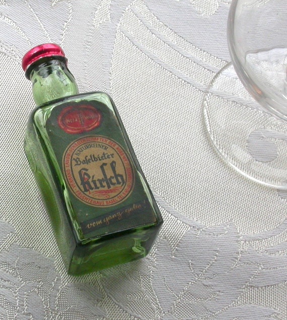 miniature bottle of kirsch