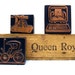 Printers Blocks Letterpress Wooden Typeset Copper Set of 3