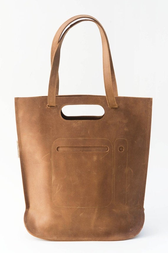 Items similar to brown leather bag on Etsy