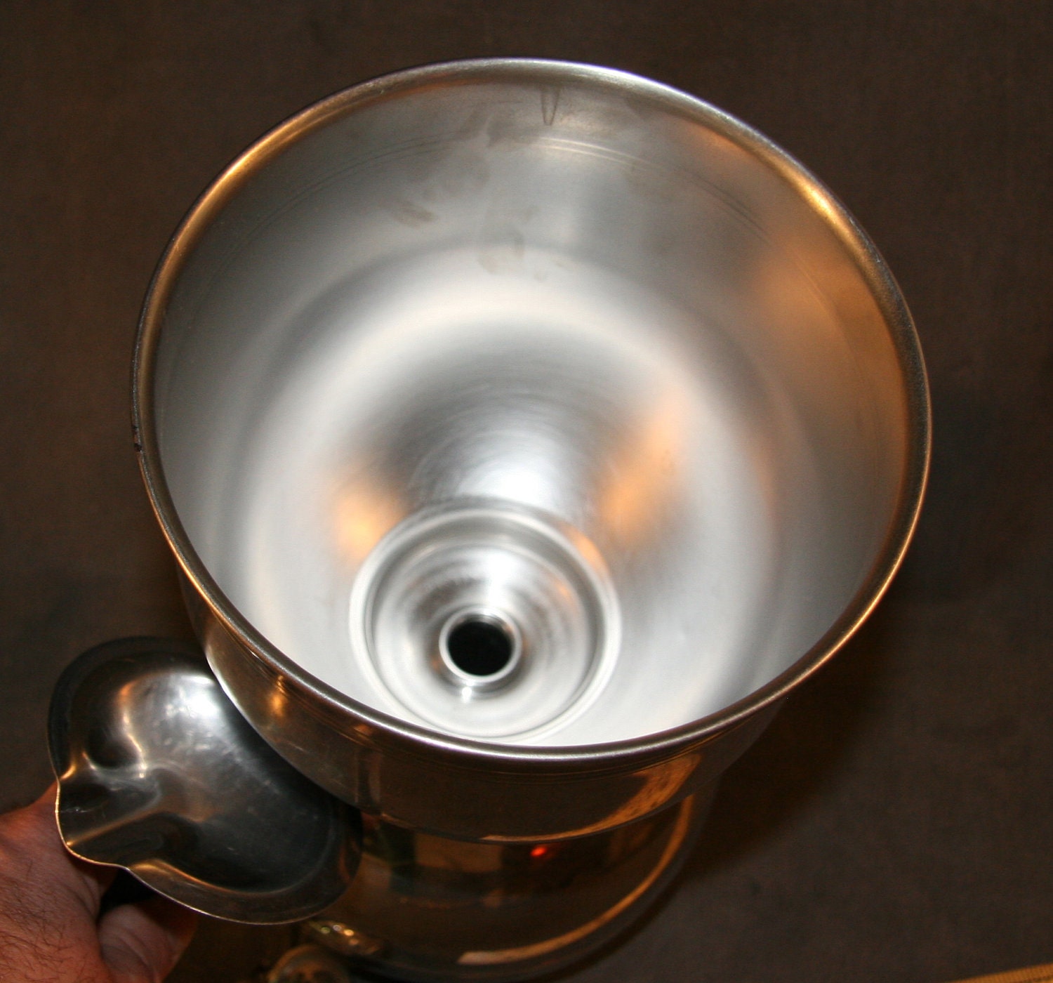 1950s Nicro Coffee Maker Vacuum style 1512B on the stove