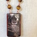 vintage fairy tale bamboo tile pendant