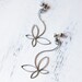 Earrings, sterling silver, butterflies, spring - The Memories and Moments Earrings