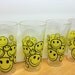 Smiley Face Plastic Tumblers Drinking Glasses