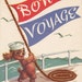 Bon Voyage- Nothing Like a Pleasant Cruise- 1940s Vintage Rust Craft Greeting Card