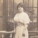 A Woman and Her Beloved Black Pomeranian- 1900s Vintage Photograph- RPPC