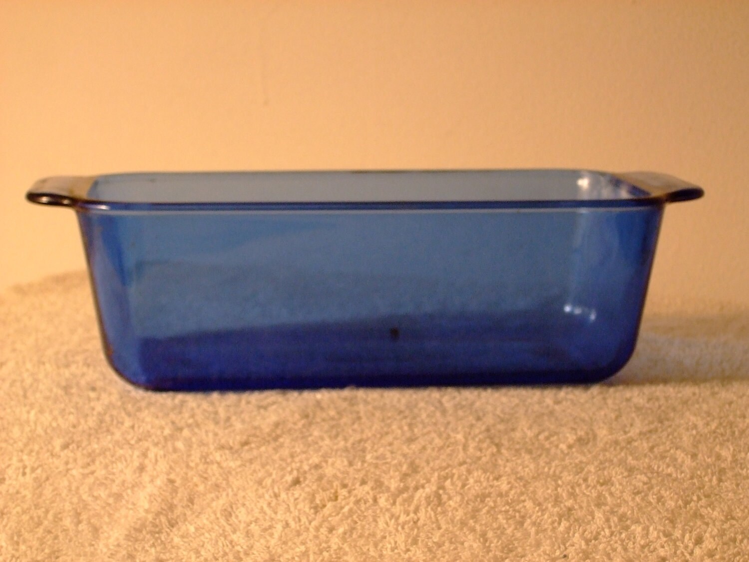 Pyrex 213R Cobalt blue loaf pan