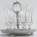 1950s Sherry Glasses and Tray Silver Plated Made By Abrahams & Co BRAMA, Birmingham, England
