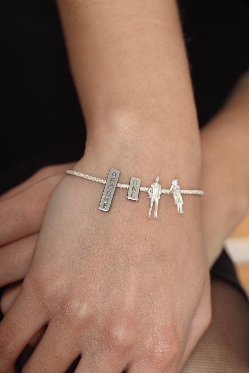 Sterling Silver Bracelet Wedding Bracelet. Bridesmaids by TomerM