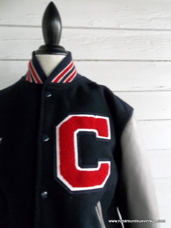 Vintage LETTERMAN Jacket Original All by runaroundsuevintage