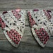 Stunning Art Deco Ruby and Crystal Dress Clips pair