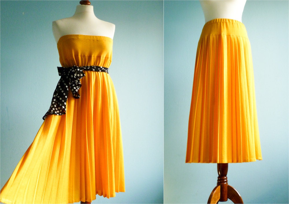Bright Yellow Skirt 20