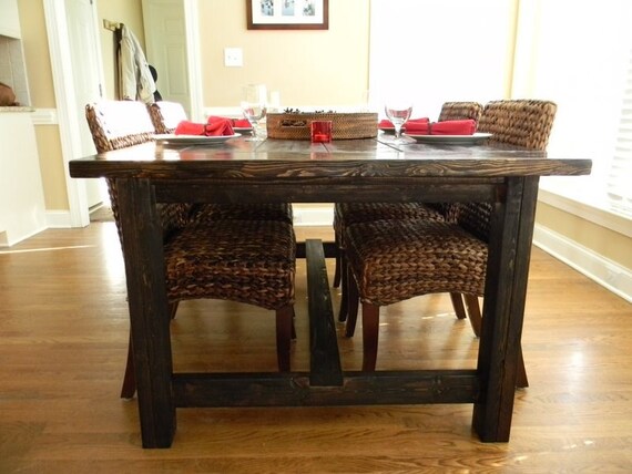 Items similar to Small Farmhouse Dining Table on Etsy