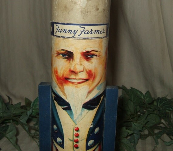 Vintage Fanny Bauer Uncle Sam Süßigkeiten Rohr 50er Karton Candy Container ...