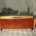 vintage wood jewelry box, Isle of Capri music box, jewelry music box, Isle of Capri post card 40's-50's. Free shipping Cont. US