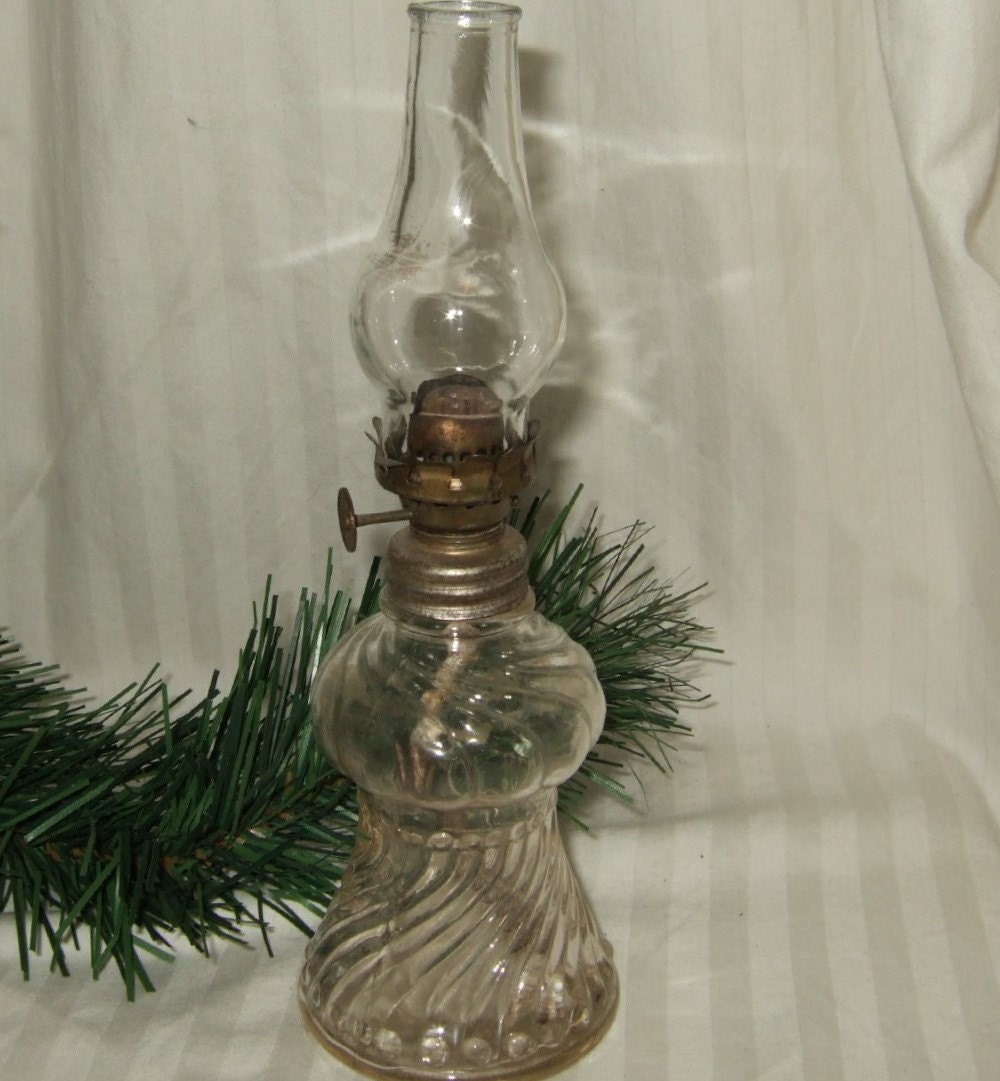 Vintage Acorn oil lamp mini hurricane lamp kerosene lamp P