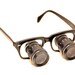 Vintage German Black Binocular Magnified Steampunk Glasses