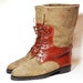 Womens US 10 Leather Calf High Lace Up Riding Boots