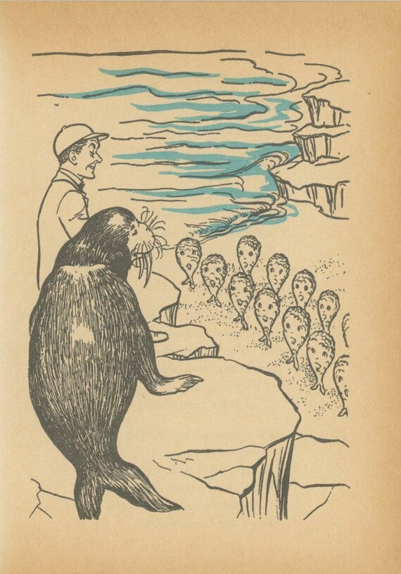 1955 Alice In Wonderland The Walrus And The Carpenter by KingPaper