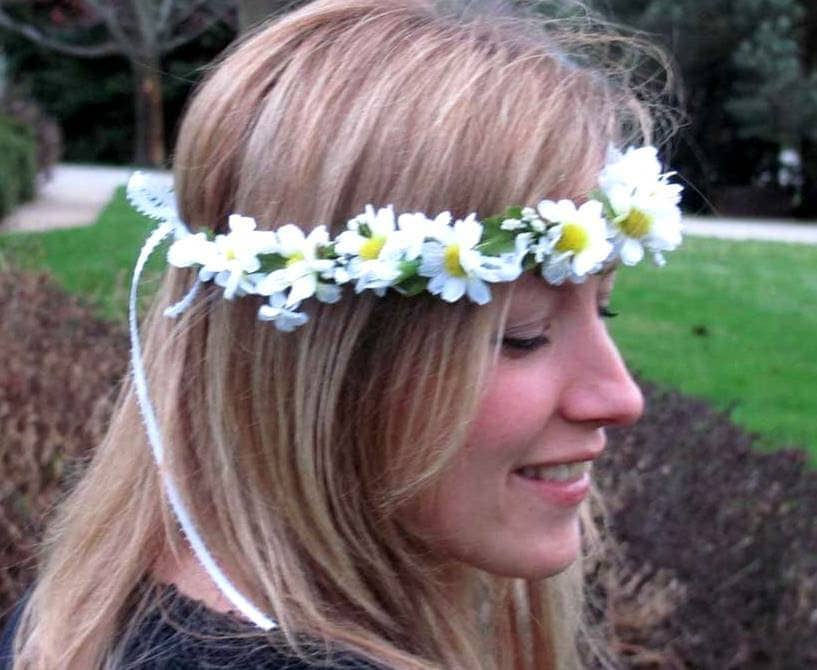 Daisy Flower Crown If your going to San Fransisco, wear Flowers in your Hair EDC - il_fullxfull.212516039