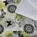 SALE Baby Girl Botanical Butterflies Stroller Blanket With White Dot Minky