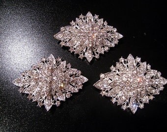 Vintage Style Rhinestone Brooch - wedding decoration, cake decor, brooch bouquet supplies