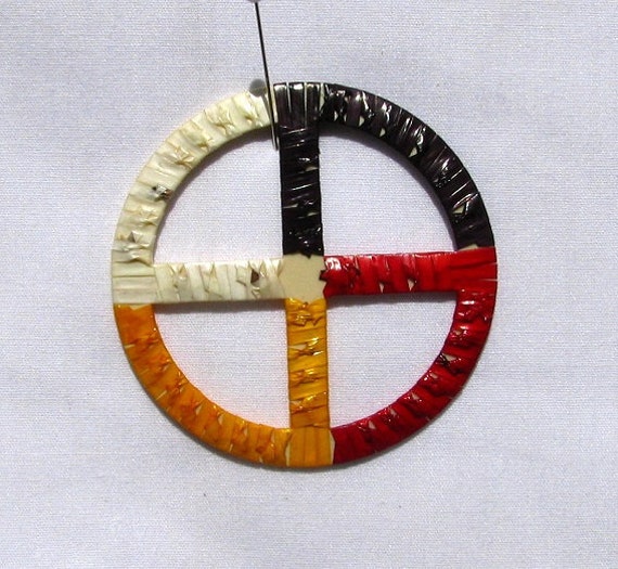 Porcupine Quilled Medicine Wheel