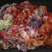 Maco Merino fleece, very soft, hand painted fiber for spinning and felting, 2.9 oz