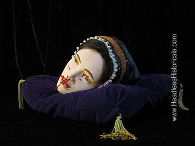 Lifesize Queen Catherine Howard severed head