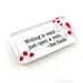 Writing is Easy Magnet (Humor Magnet, Glass, Inspirational)