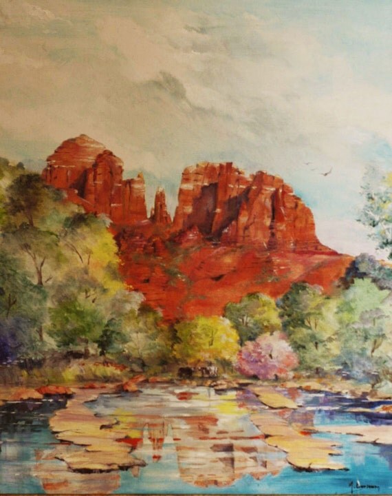 Cathedral Rock Sedona. Arizona Original Oil Painting