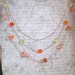 Summer Sorbet Orange & Yellow Beaded Necklace