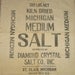 Michigan Diamond Crystal Salt Co. 100 lb Cotton Bag