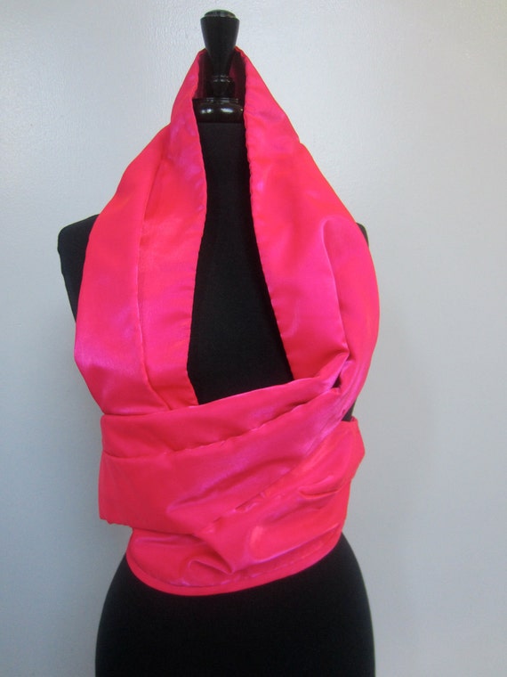 hot pink halter top