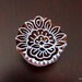 Hand Carved Indian Wood Textile Stamp Block- Floral Motif (ON SALE)