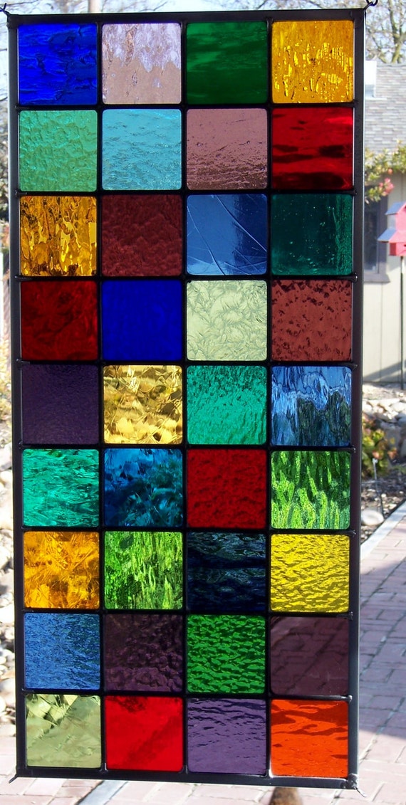Multi Color Stained Glass Window