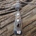 NECKLACE Fancy Garnet Sterling Silver & Gold Filled Necklace