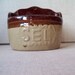 Vintage Stoneware Salt / Spice Container