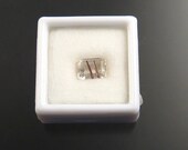 Rutilated Quartz rectangle faceted gemstone