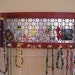 jewelry organizer jewelry holder jewelry display jewelry hanger paduak necklace organizer earring organizer