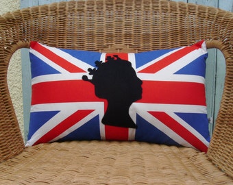 Royal pillow cover, Queen pillow cover, Union Jack pillow cover, UK pillow cover, decorative pillow cover, flag pillow, British pillow cover
