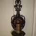Gothic Iron Wall Sconce Light, 1920s Tudor Storybook Bungalow Wall Lamp