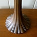 Antique Art Nouveau Bronze Lamp Base for Stained or Slag Glass Shade