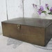 Metal Box Humidor Cigar Tin Deco