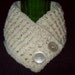 Sale Boutique Crochet Womens Teens Cream Ivory Scarf Scarflette Cowl Neck Warmer