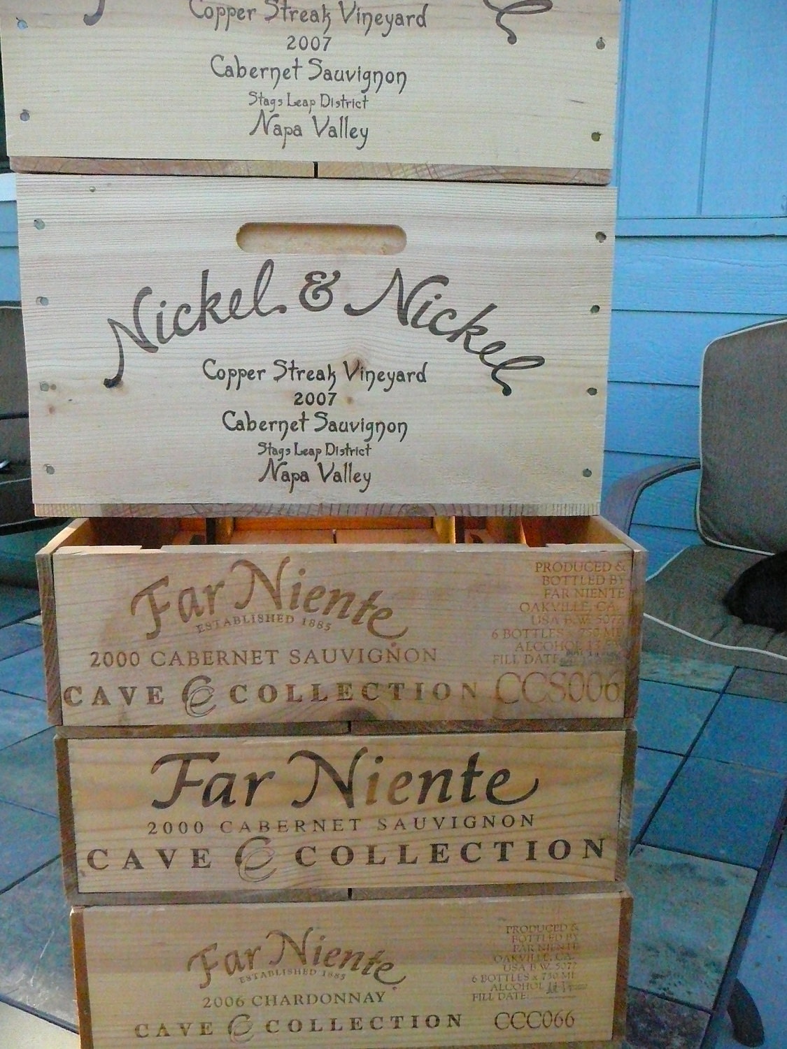 Wine Crate/Magazine Holder/ Wedding Decor Craft Supply This