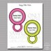 Editable and Printable Hanging Clothes Divider by DelightfulOrder