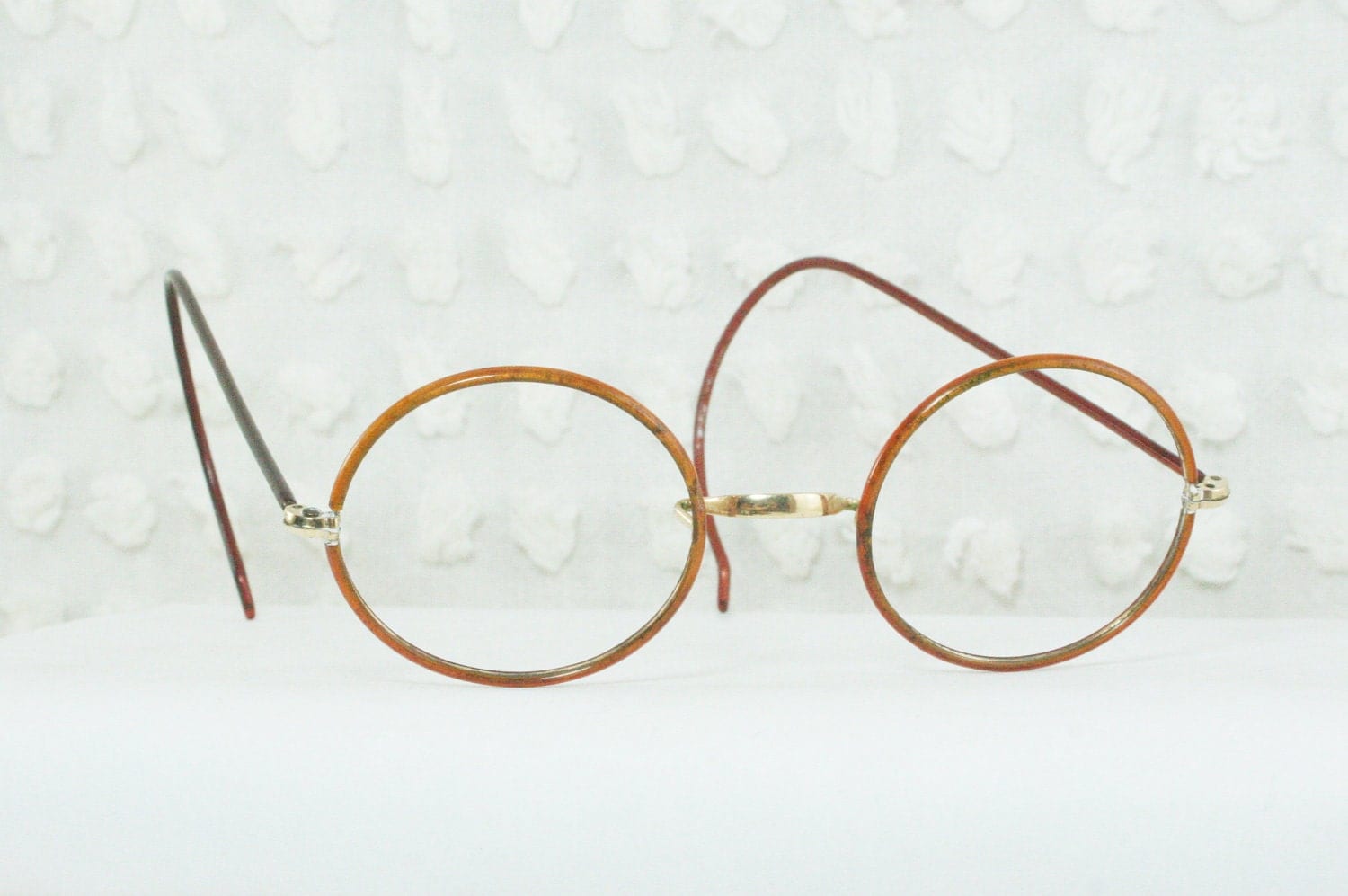 30s Eyeglasses 1930s Round Glasses Celluloid Covered By Diaeyewear 