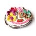 Compact Mirror Food Miniature ( mini food gift for girl polymer clay girly cute kawaii colorful mirror gift ideas miniature food mirror )